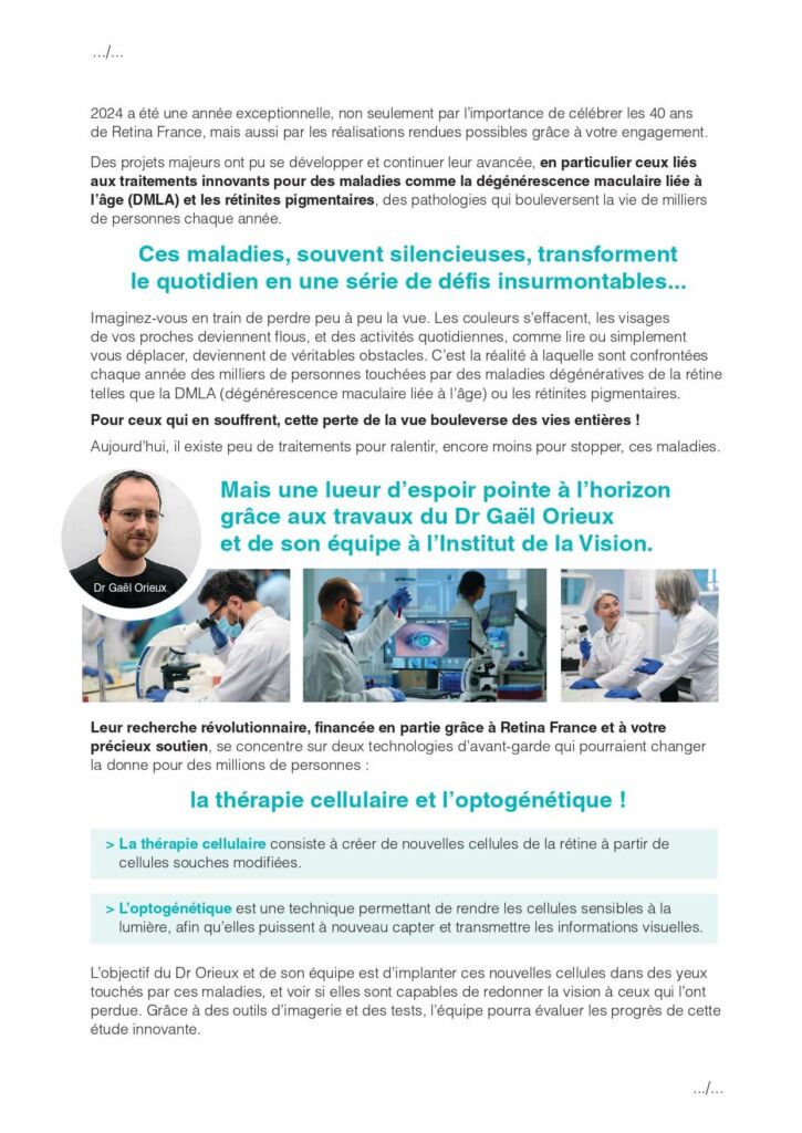 Conception-rédaction lettre appel aux dons page 12Retina France