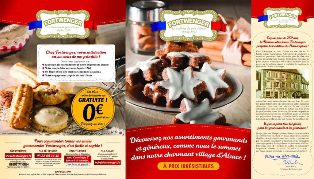 document offre produits recto Fortwenger campagne nouveaux clients